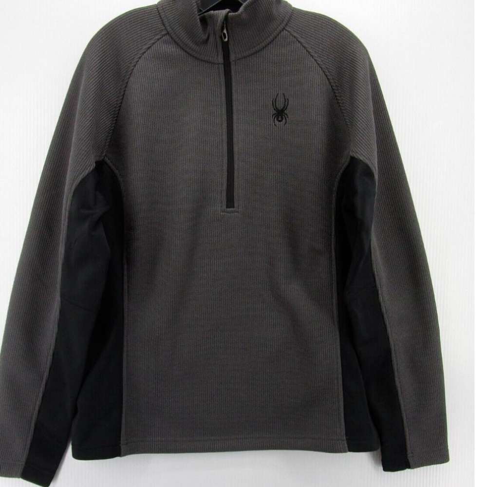 Spyder Charcoal and Black Pullover Jacket